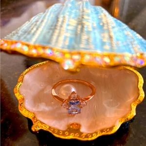 Seashell Crystal Jewelry Box